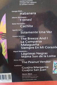 Guitar Music of Cuba Songbook Notenbuch Guitar