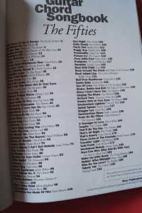 The Big Guitar Chord Songbook: The Fifties Songbook Vocal Guitar Chords
