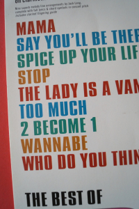 Spice Girls - The Best of Songbook Notenbuch Vocal Clarinet