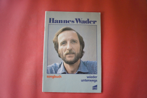 Hannes Wader - Wieder unterwegs Songbook Notenbuch Piano Vocal Guitar PVG