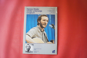 Hannes Wader - Wieder unterwegs Songbook Notenbuch Piano Vocal Guitar PVG