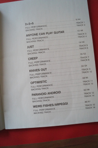 Radiohead - Drums Play along (mit CD) Songbook Notenbuch Vocal Drums