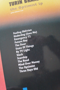 Turin Brakes - The Optimist LP Songbook Notenbuch Vocal Guitar