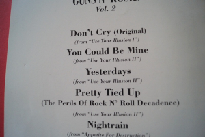 Guns n Roses - 5 of the Best Vol. 2 Songbook Notenbuch Vocal Guitar