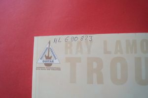 Ray Lamontagne - Trouble Songbook Notenbuch Vocal Guitar