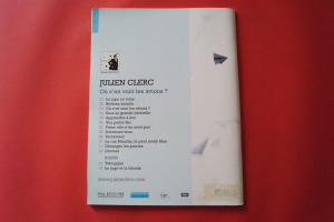 Julien Clerc - Ou s´en vont les Avions Songbook Notenbuch Piano Vocal Guitar PVG