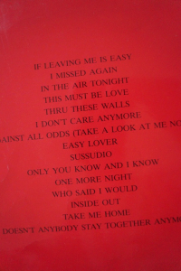 Phil Collins - Music of Songbook Notenbuch Piano Vocal Guitar PVG