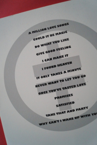 Take That - Take That & Party (mit Poster) Songbook Notenbuch Piano Vocal Guitar PVG