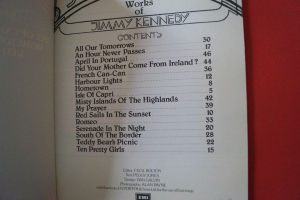 Jimmy Kennedy - The Works of Songbook Notenbuch Piano Vocal