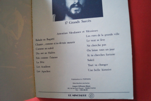 Michel Fugain - 17 Grands Succèss Songbook Notenbuch Vocal Guitar