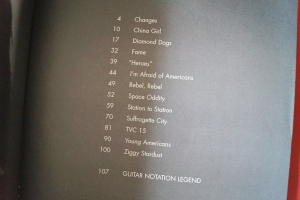 David Bowie - Definitive Collection for Guitar Songbook Notenbuch Vocal Guitar