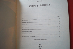 John Mayall - Empty Rooms Songbook Notenbuch Piano Vocal