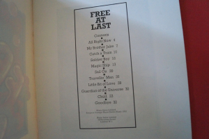 Free - Free at Last Songbook Notenbuch Piano Vocal