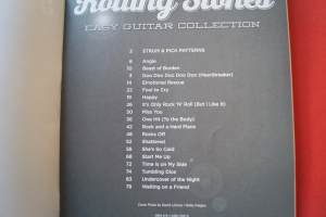 Rolling Stones - Easy Guitar Collection Songbook Notenbuch Vocal Easy Guitar