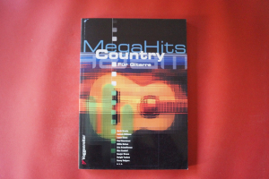 Mega Hits für Gitarre: Country Songbook Notenbuch Vocal Guitar