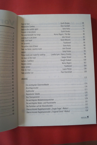 Mega Hits für Gitarre: Country Songbook Notenbuch Vocal Guitar