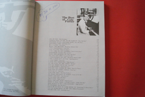 Cole Porter - The Best of Songbook Notenbuch Piano Vocal