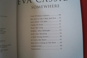 Eva Cassidy - Somewhere Songbook Notenbuch Piano Vocal Guitar PVG