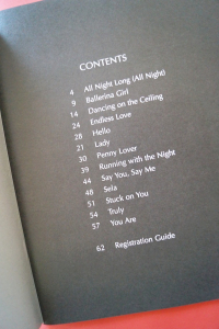 Lionel Richie - The Very Best of Songbook Notenbuch Easy Piano Vocal