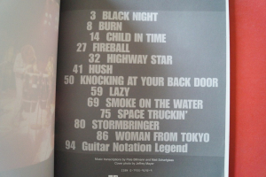 Deep Purple - The Best of Songbook Notenbuch Vocal Guitar