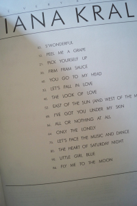 Diana Krall - The Very Best of Songbook Notenbuch Piano Vocal Guitar PVG