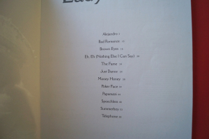 Lady Gaga - It´s easy to play (Version 1) Songbook Notenbuch Easy Piano Vocal