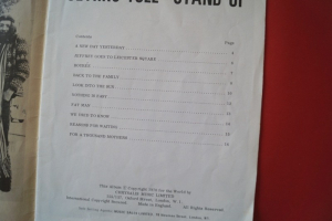 Jethro Tull - Stand up Songbook Notenbuch Vocal Guitar