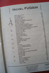 Michel Fugain - Grands Interpretes Songbook Notenbuch Piano Vocal Guitar PVG