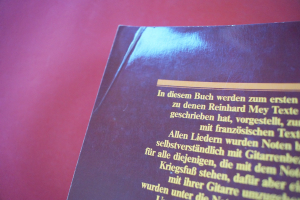 Reinhard Mey - Von Anfang an Songbook Notenbuch Vocal Guitar