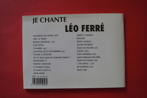 Léo Ferré - Je chante Songbook Vocal Chords