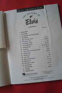 Elvis - Guitar Signature Licks (mit CD) Songbook Notenbuch Guitar