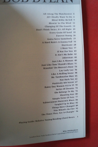 Bob Dylan - Great Songs of Songbook Vocal Guitar Chords