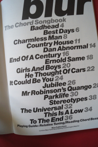 Blur - Chord Songbook SongbookVocal Guitar Chords