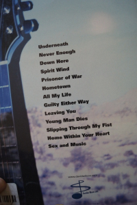 David Wilcox - Underneath Songbook Notenbuch Vocal Guitar