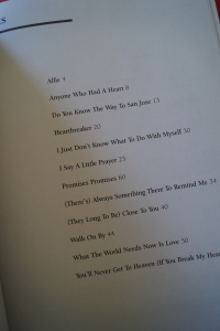 Dionne Warwick - The Best of Songbook Notenbuch Piano Vocal Guitar PVG