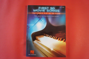 First 50 Movie Songs on Piano Songbook Notenbuch Easy Piano Vocal