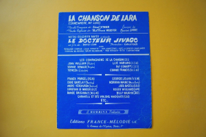 Einzelnoten: Le Chanson de Lara (aus Dr. Schiwago)