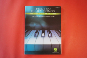 First 50 Blues Songs on the Piano Songbook Notenbuch Easy Piano Vocal
