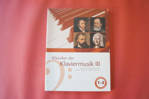 Klassiker der Klaviermusik III Klavierbuch