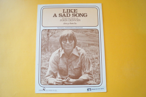 Einzelnoten: Like a sad Song (John Denver)