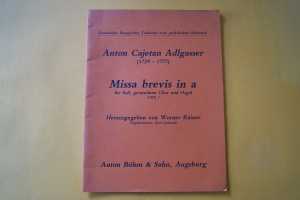 Missa brevis in A (Adlgasser)