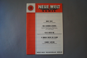 Neue Welt Serie Heft 13 Notenheft
