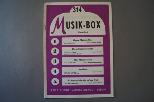 Musik-Box Heft 314 Notenheft