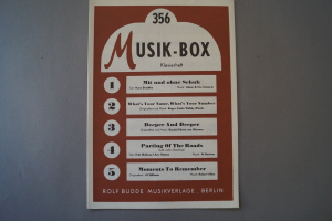 Musik-Box Heft 356 Notenheft