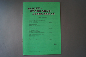 Oldies Standards Evergreens Heft 16 Notenheft