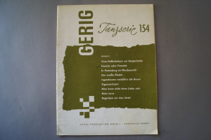 Gerig Tanzserie Heft 154 Notenheft