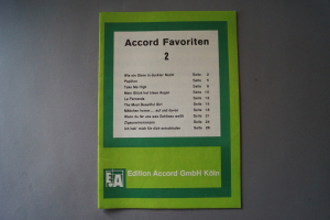 Accord Favoriten Heft 2 Notenheft