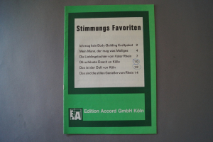 Stimmungs Favoriten Notenheft