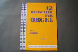 12 Bestseller für Orgel Heft 1 Notenheft