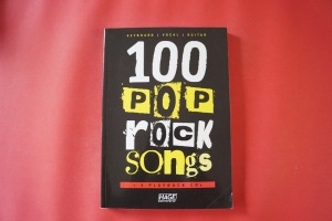 100 Pop Rock Songs (mit 5 CDs) Songbook Notenbuch Keyboard Vocal Guitar